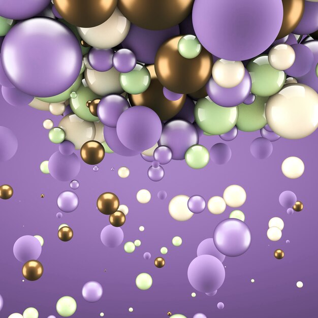 Abstrakti tausta elementeillä. 3d-kuvitus, 3d-renderöidä.