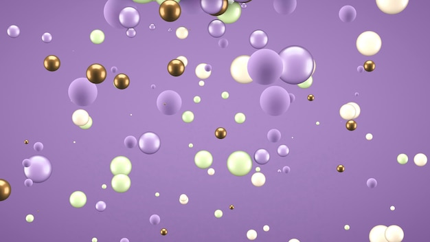 Abstrakti tausta elementeillä. 3d-kuvitus, 3d-renderöidä.