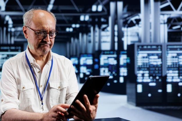 adept worker setting up vpn servers