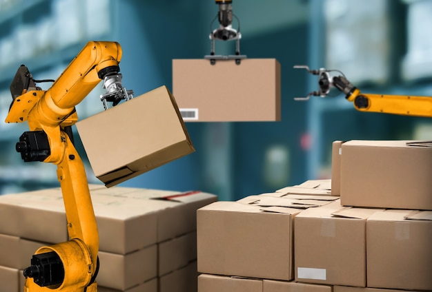 Älykäs robottikäsi innovatiiviseen varasto- ja tehdasdigitaaliteknologiaan