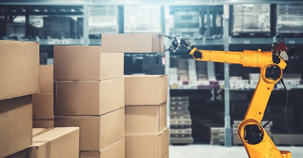 Älykäs robottikäsi innovatiiviseen varasto- ja tehdasdigitaaliteknologiaan
