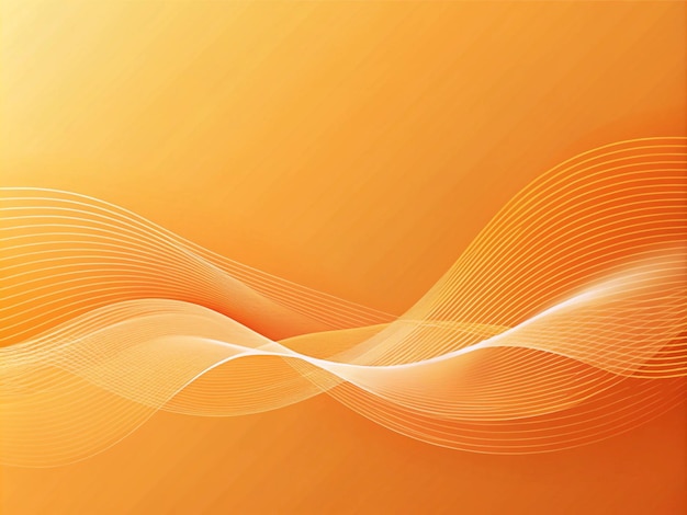 an abstract image of orange and yellow lines with an orange background