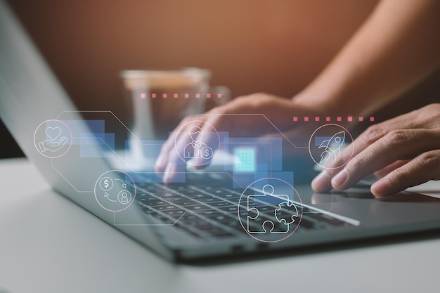 An investor reviews a startup site seeking a solution for property exchange