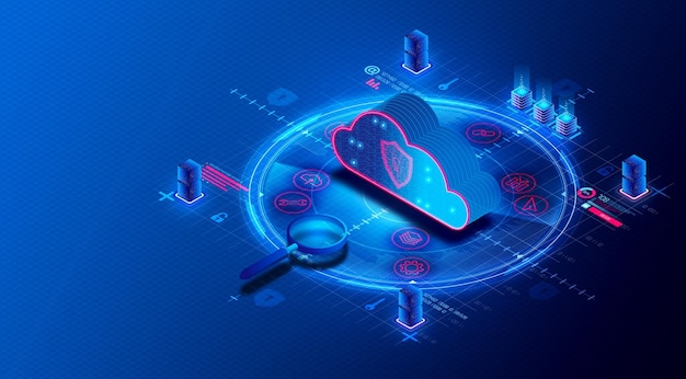 Application Security Monitoring Concept ASM 3D Illustration