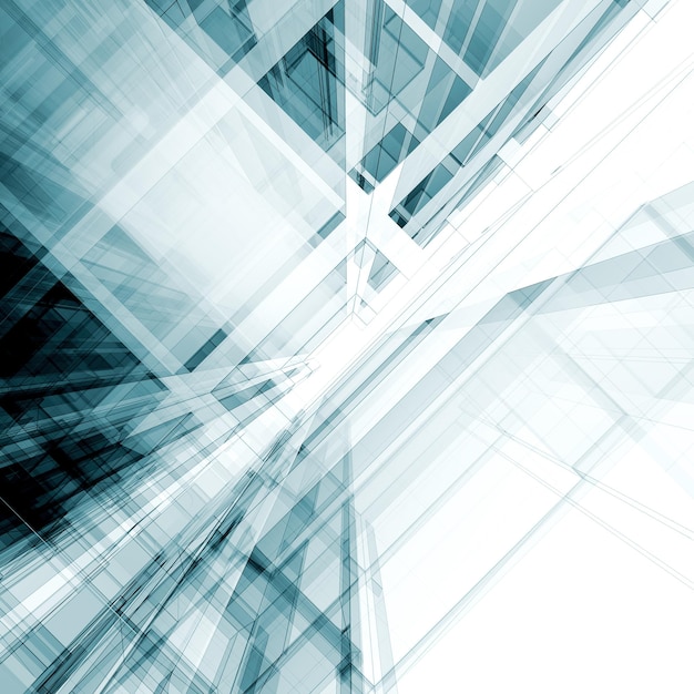 Architecture abstract 3d