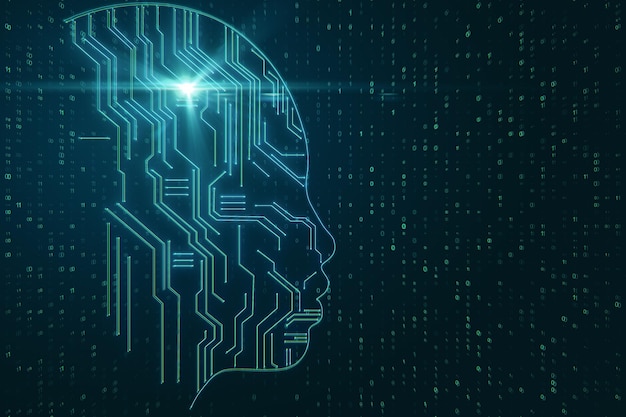 Artificial intelligence and software concept