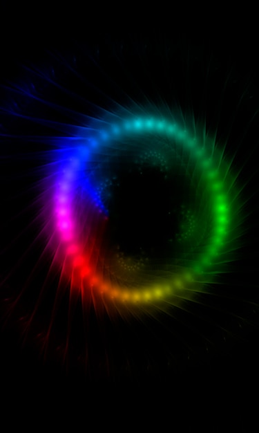 Background of clouds of fractal foam and abstract lights on the subject of art, spirituality, painting, music , visual effects and creative technologies