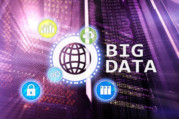 Big data analysing server Internet and technology