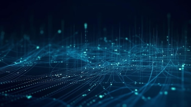 Big data conceptBinary code concept pattern and big data structureAbstract background of technology cloud computing Database protection and secure transmission of information on blockchain network