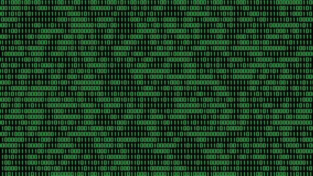 Binary rain background