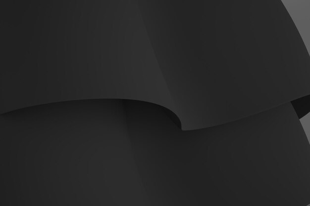 Black 3d simple shape background