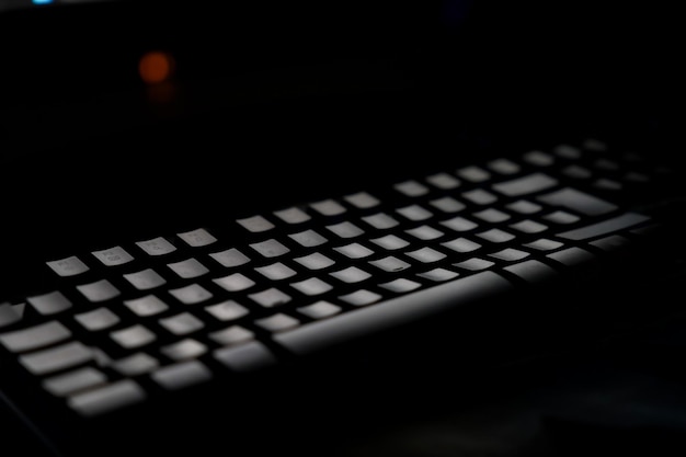 black keyboard background