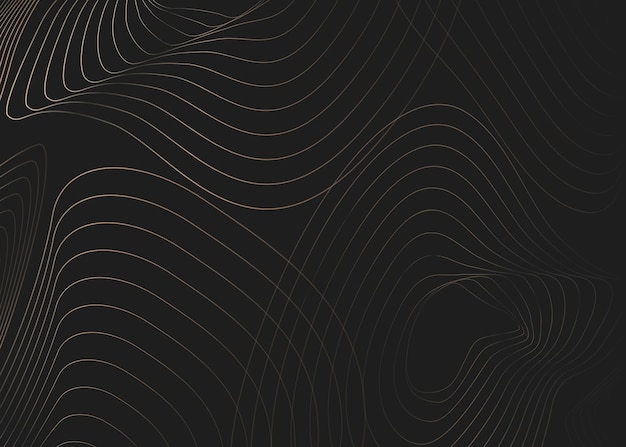 black wavy lines background