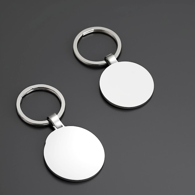 Blank Keychain For Mockup