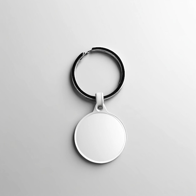 Blank Keychain For Mockup