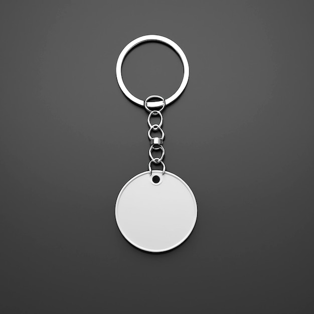 Blank Keychain For Mockup