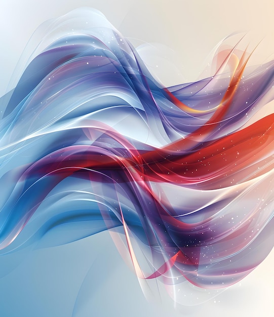 Blue and red abstract background