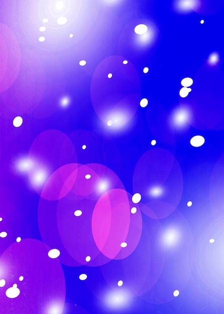 Blue bokeh vertical background with copy space for text or your mages