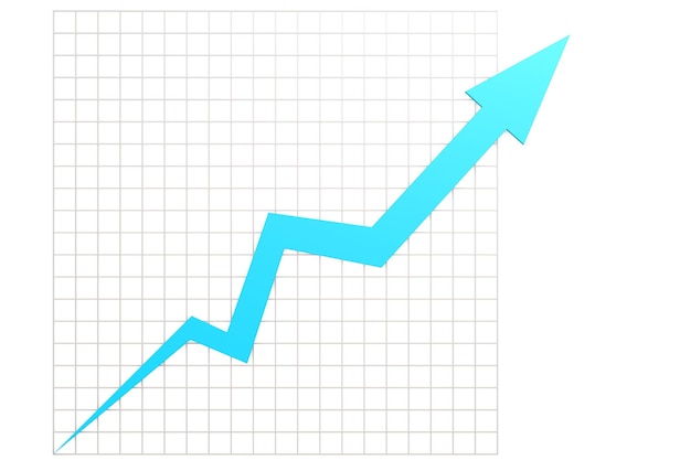 blue graph in chart table