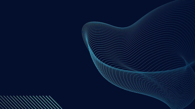 blue modern futuristic with lines technology background 5