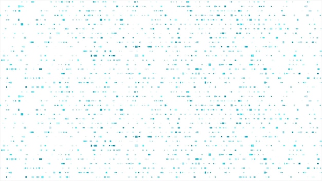 Blue small square dots abstract geometric background