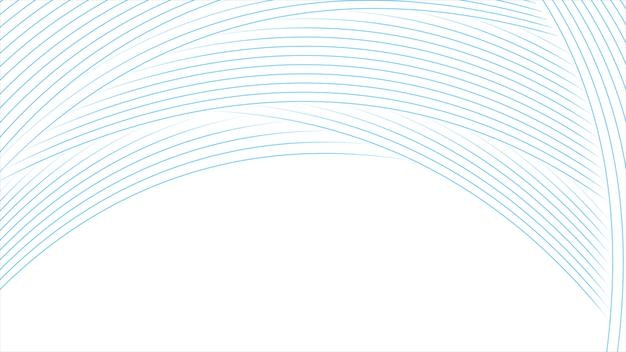 Blue white minimal wavy lines abstract corporate background