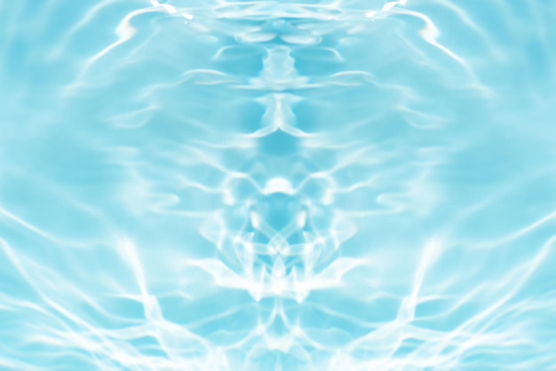 Bluewater waves on the surface ripples blurred Defocus blurred transparent blue colored clear calm