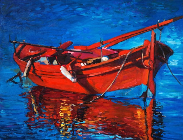 Boat and ocean