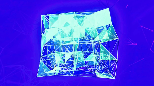 bright abstraction motion a bright rectangle that is illuminated with white colors in abstraction