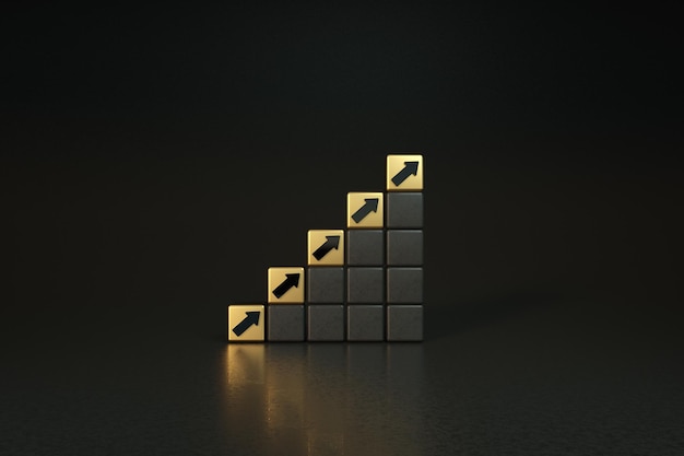 Business concept growth success process