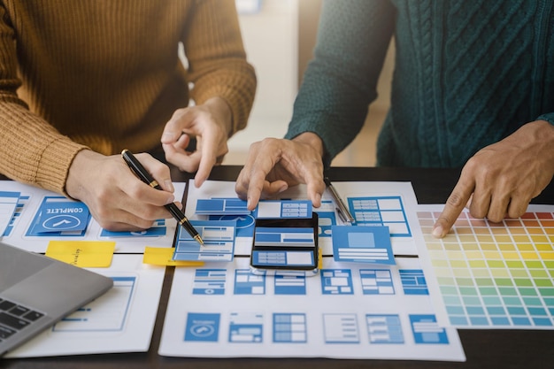Business people meeting concept design ideas at office