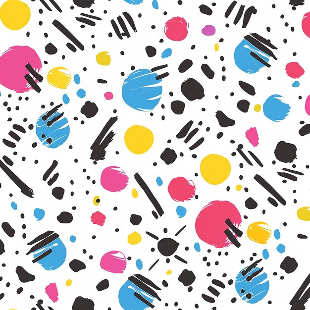 clean and sleek trendy cute and adorable digital seamless pattern