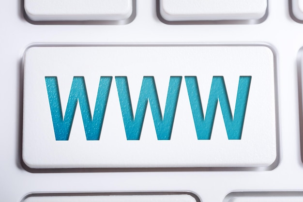 Close-up of text on computer key