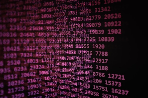 Close-up of text written on black background