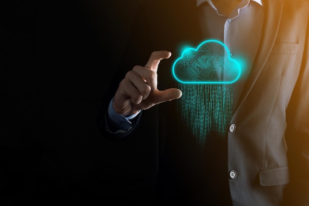 cloud computing concept,cloud for transfer data.cloud computing, big data center, future infrastructure, digital ai concept. virtual hosting symbol,icon. upload download.virtual hosting symbol