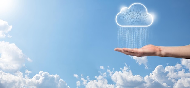 cloud computing concept,cloud for transfer data.cloud computing, big data center, future infrastructure, digital ai concept. virtual hosting symbol,icon. upload download.virtual hosting symbol.