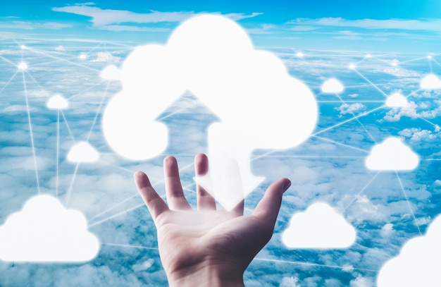 cloud computing technology and online data storage for global data sharing