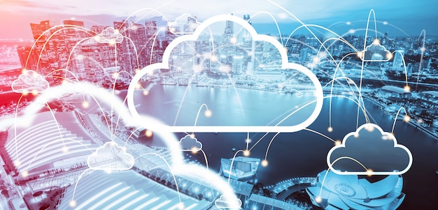 Cloud computing technology and online data storage for global data sharing