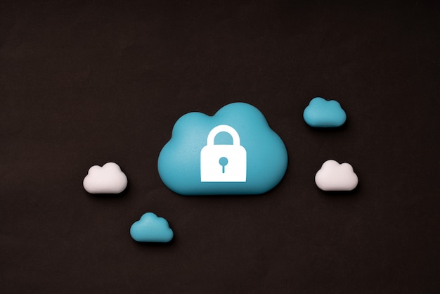 Cloud technology for global business concept