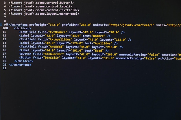 Code redactor IDE with open javascript project using react