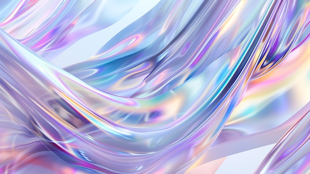 colorful abstract futuristic smoky wave background image wallpaper generative AI