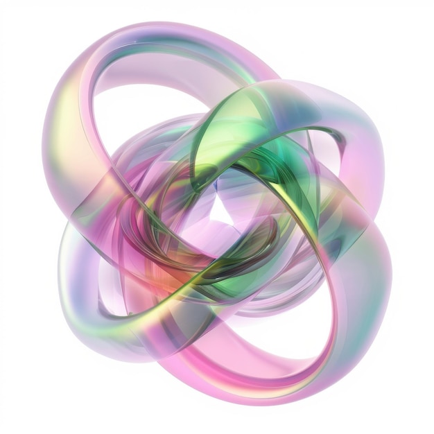 Colorful Abstract Swirls and Fluid Shapes Collection