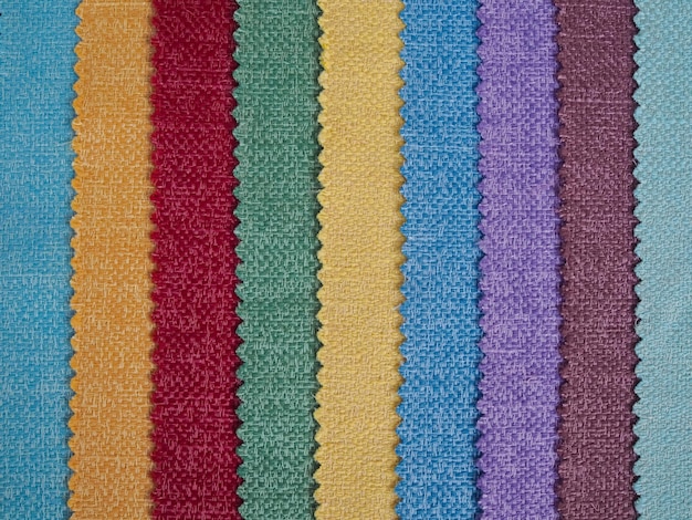 Colorful background A stack of colorful fabric Full frame shot of muti colored fabric background