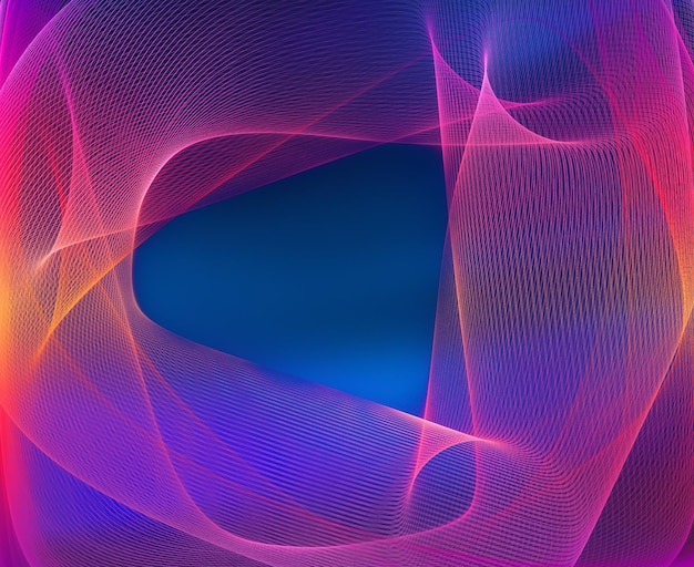 Colorful Fractal Abstract Background