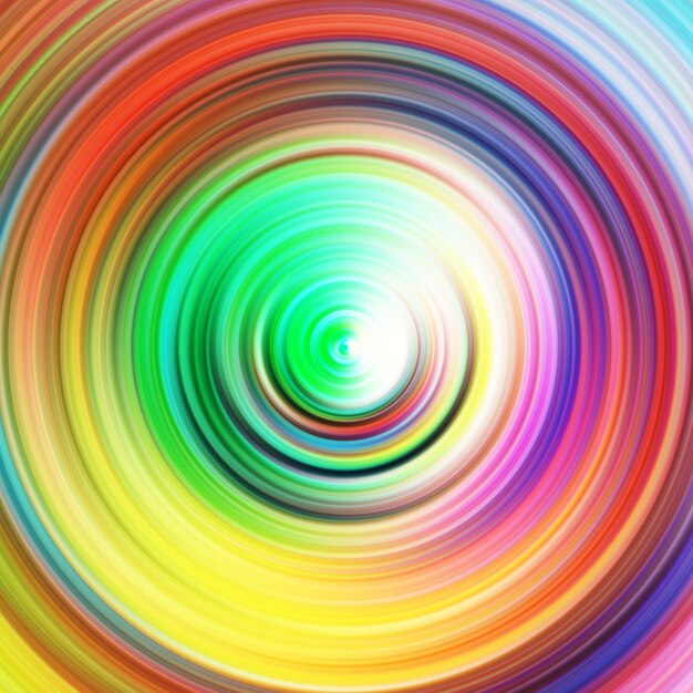 Colorful radial motion effect Abstract rounded background Color curves and sphere Multi color gradient rings and circles wallpaper Colored texture backdrop and banner