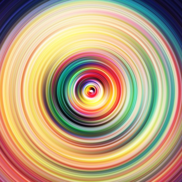 Colorful radial motion effect Abstract rounded background Color curves and sphere Multi color gradient rings and circles wallpaper Colored texture backdrop and banner
