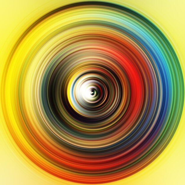 Colorful radial motion effect Abstract rounded background Color curves and sphere Multi color gradient rings and circles wallpaper Colored texture backdrop and banner