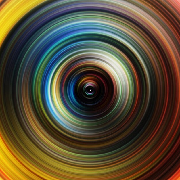 Colorful radial motion effect Abstract rounded background Color curves and sphere Multi color gradient rings and circles wallpaper Colored texture backdrop and banner