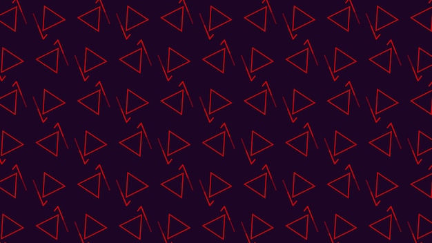 Colorful red abstract geometric triangle shape background