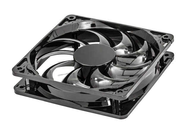 Computer fan Isolated on white background